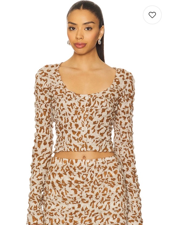 Nanushka Tops - Nanushka 'Jylan' Top in Ocelot